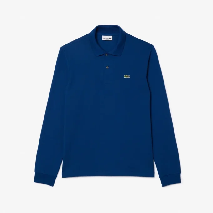 Polo de manga larga L.12.12 de corte clásico para hombre