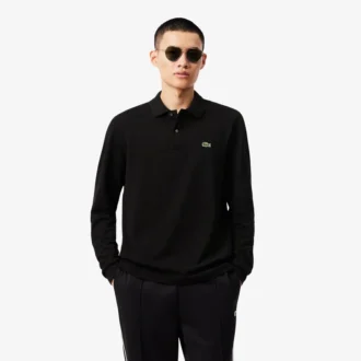 Polo de manga larga L.12.12 de corte clásico para hombre