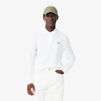 Polo de manga larga L.12.12 de corte clásico para hombre