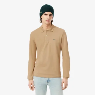 Polo de manga larga L.12.12 de corte clásico para hombre