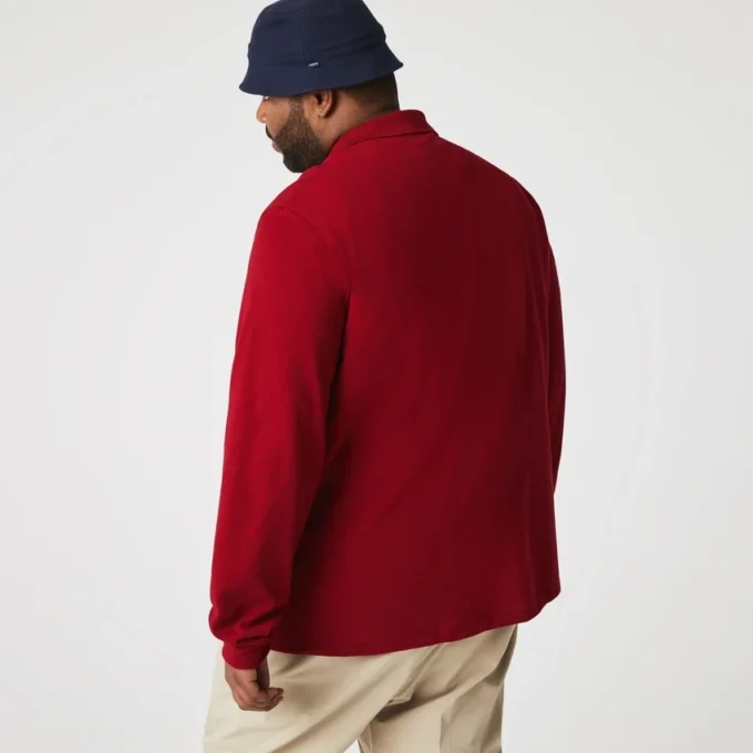 Polo de manga larga L.12.12 de corte clásico para hombre