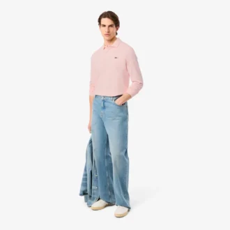 Polo de manga larga L.12.12 de corte clásico para hombre