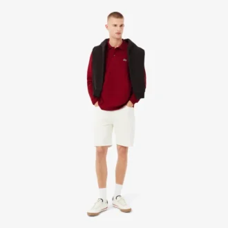 Polo de manga larga L.12.12 de corte clásico para hombre