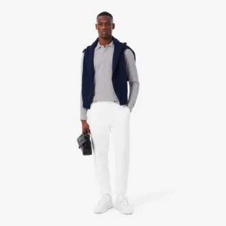 Polo de manga larga L.12.12 de corte clásico para hombre
