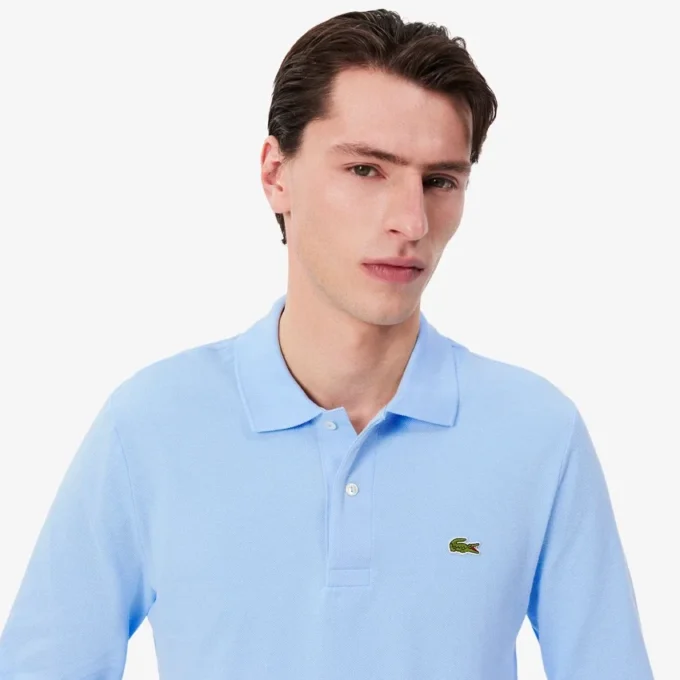 Polo de manga larga L.12.12 de corte clásico para hombre