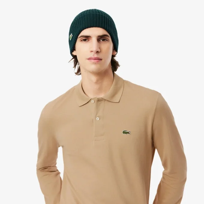 Polo de manga larga L.12.12 de corte clásico para hombre