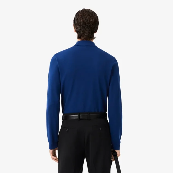 Polo de manga larga L.12.12 de corte clásico para hombre