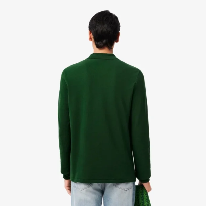Polo de manga larga L.12.12 de corte clásico para hombre