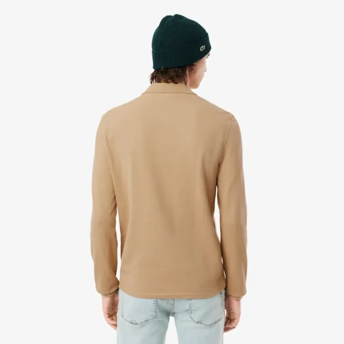 Polo de manga larga L.12.12 de corte clásico para hombre