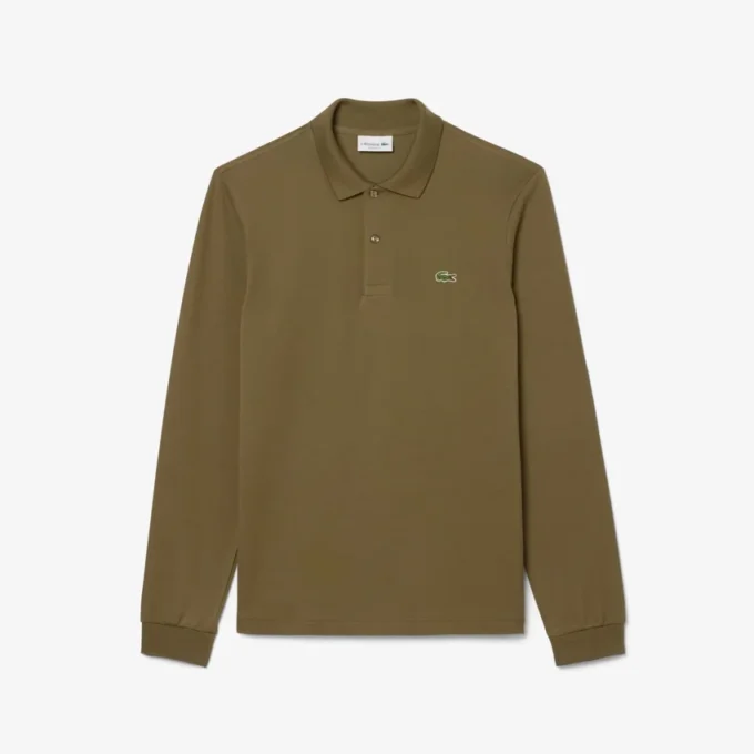 Polo de manga larga L.12.12 de corte clásico para hombre