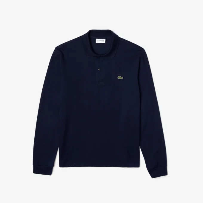 Polo de manga larga L.12.12 de corte clásico para hombre