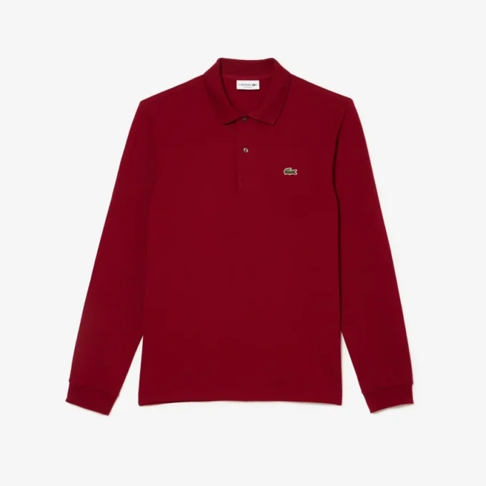 Polo de manga larga L.12.12 de corte clásico para hombre