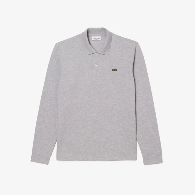 Polo de manga larga L.12.12 de corte clásico para hombre