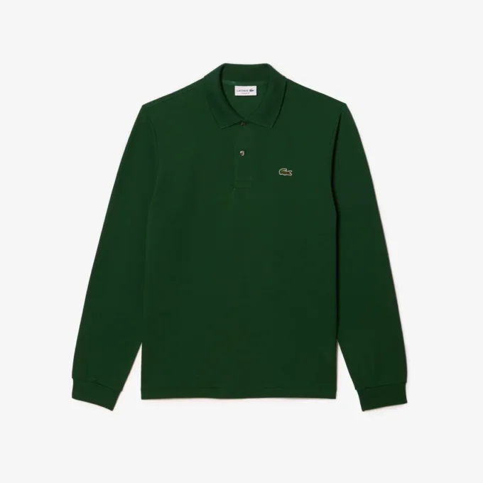 Polo de manga larga L.12.12 de corte clásico para hombre