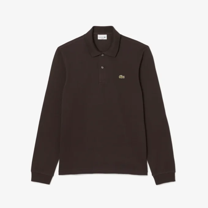Polo de manga larga L.12.12 de corte clásico para hombre