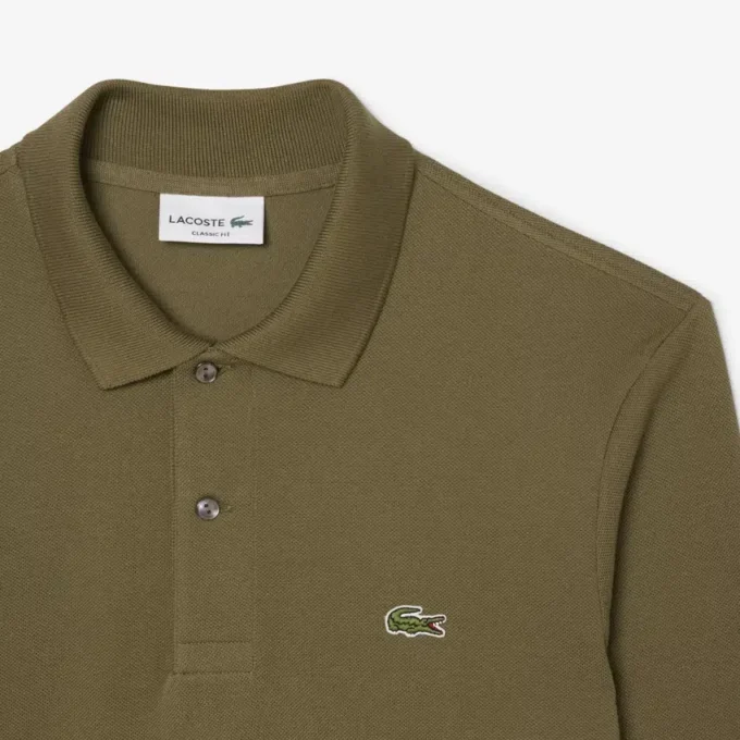 Polo de manga larga L.12.12 de corte clásico para hombre
