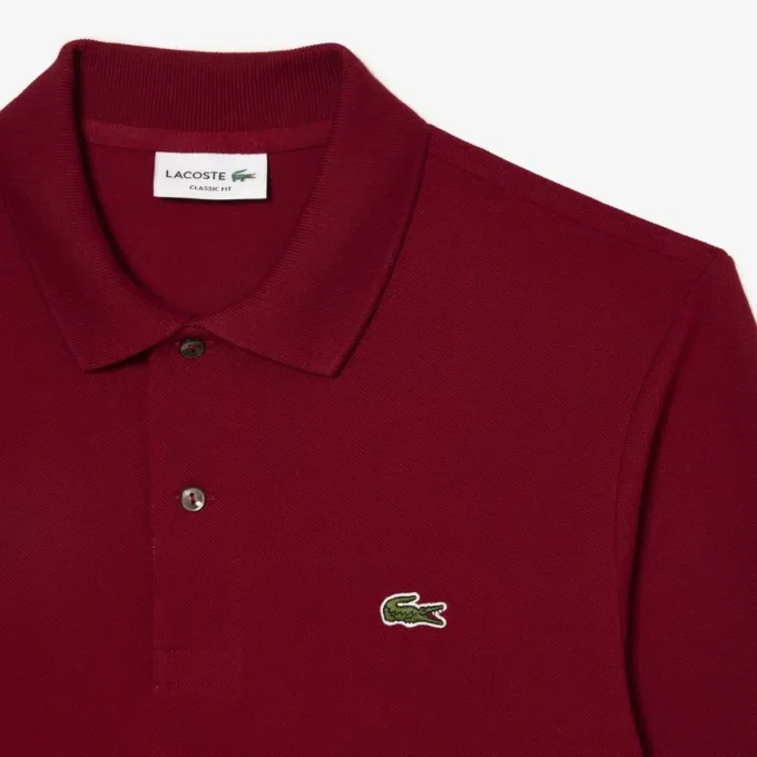 Polo de manga larga L.12.12 de corte clásico para hombre