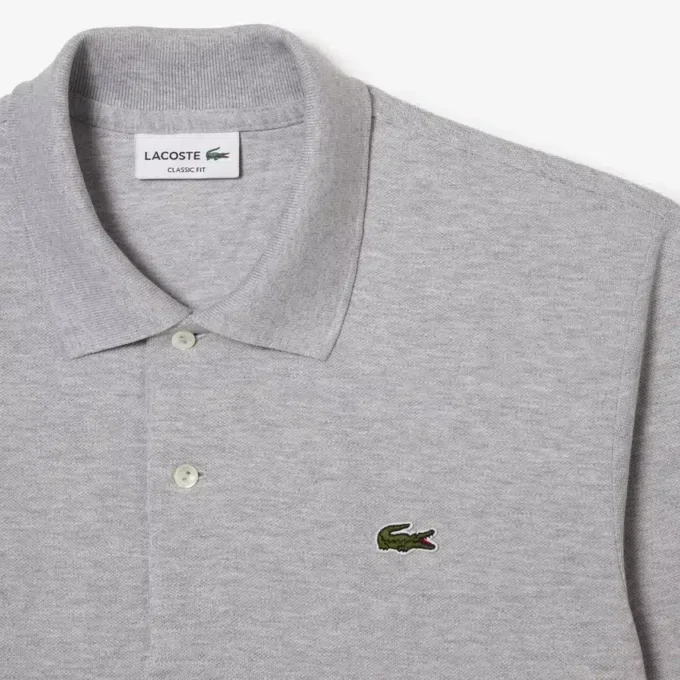 Polo de manga larga L.12.12 de corte clásico para hombre