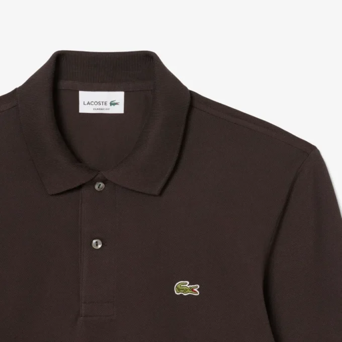 Polo de manga larga L.12.12 de corte clásico para hombre