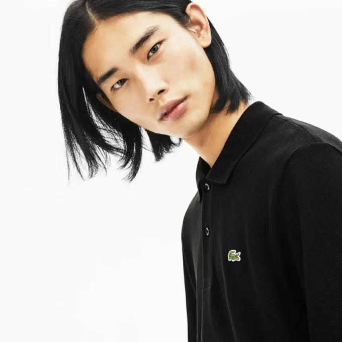 Polo de manga larga L.12.12 de corte clásico para hombre