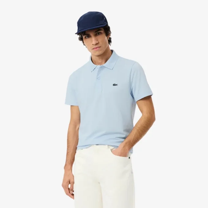 Polo de mezcla de algodón de corte regular para hombre