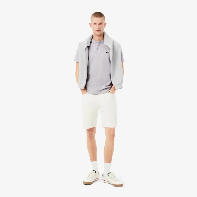 Polo de mezcla de algodón de corte regular para hombre