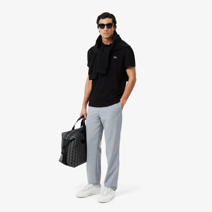 Polo de mezcla de algodón de corte regular para hombre