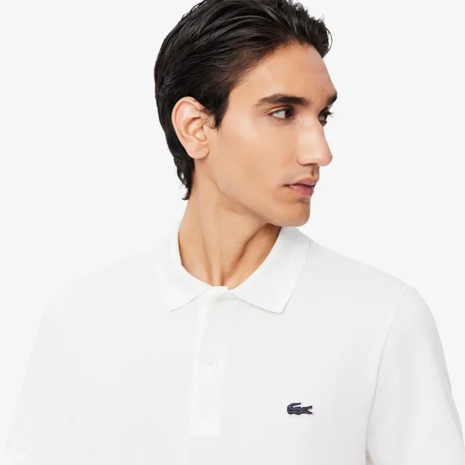 Polo de mezcla de algodón de corte regular para hombre