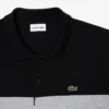 Polo de piqué con bloques de color para hombre, corte amplio
