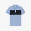Polo de piqué con bloques de color y corte regular