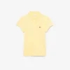 Polo de piqué con cuello festoneado para niña