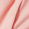 Polo de piqué con cuello festoneado para niña