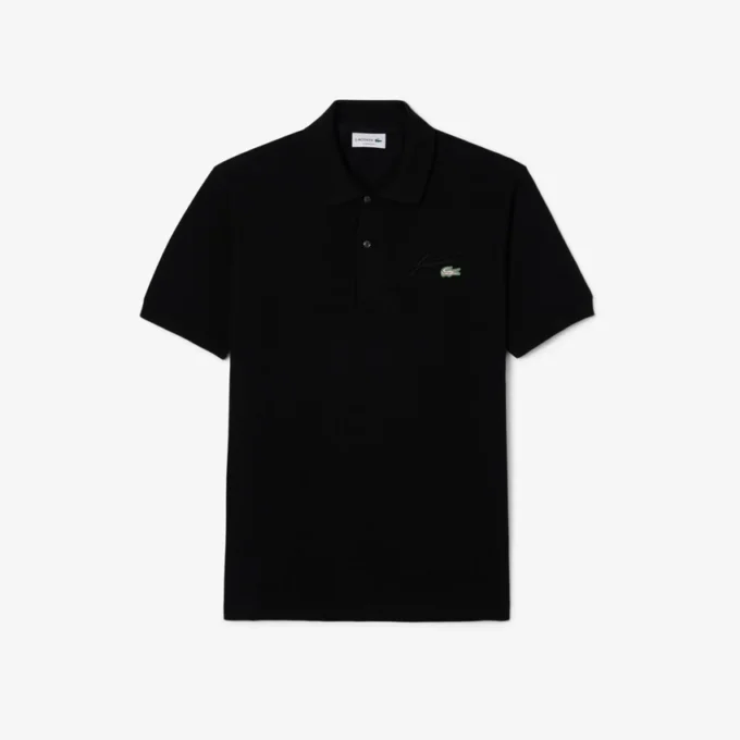 Polo de piqué con detalle bordado y corte clásico para hombre