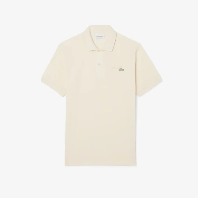 Polo de piqué con detalle bordado y corte clásico para hombre