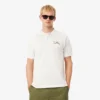 Polo de piqué con motivo bordado y corte clásico para hombre