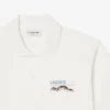 Polo de piqué con motivo bordado y corte clásico para hombre