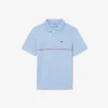 Polo de piqué con rayas de la marca Ultra Dry