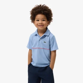 Polo de piqué con rayas de la marca Ultra Dry
