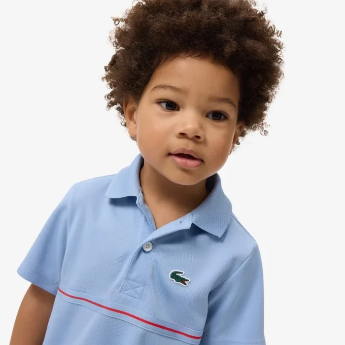 Polo de piqué con rayas de la marca Ultra Dry