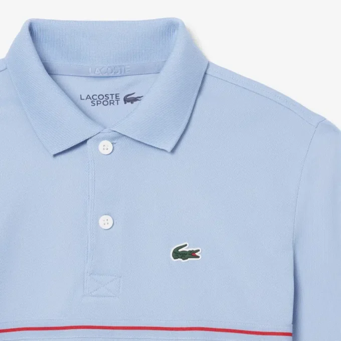 Polo de piqué con rayas de la marca Ultra Dry