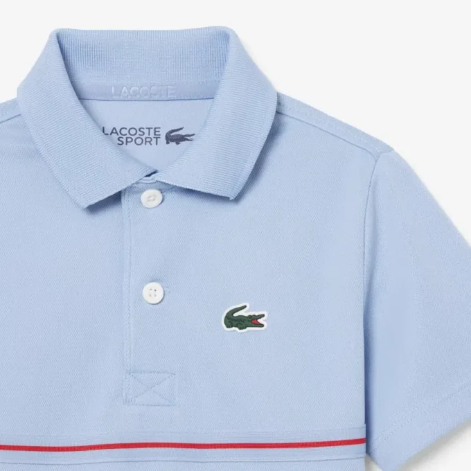 Polo de piqué con rayas de la marca Ultra Dry
