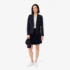 Polo de piqué de corte holgado para mujer