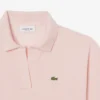 Polo de piqué de corte holgado para mujer