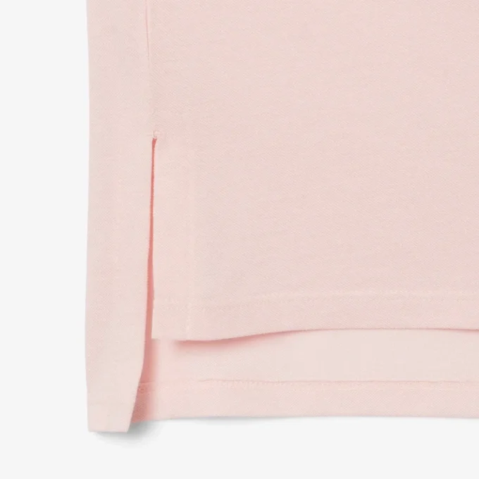 Polo de piqué de corte holgado para mujer