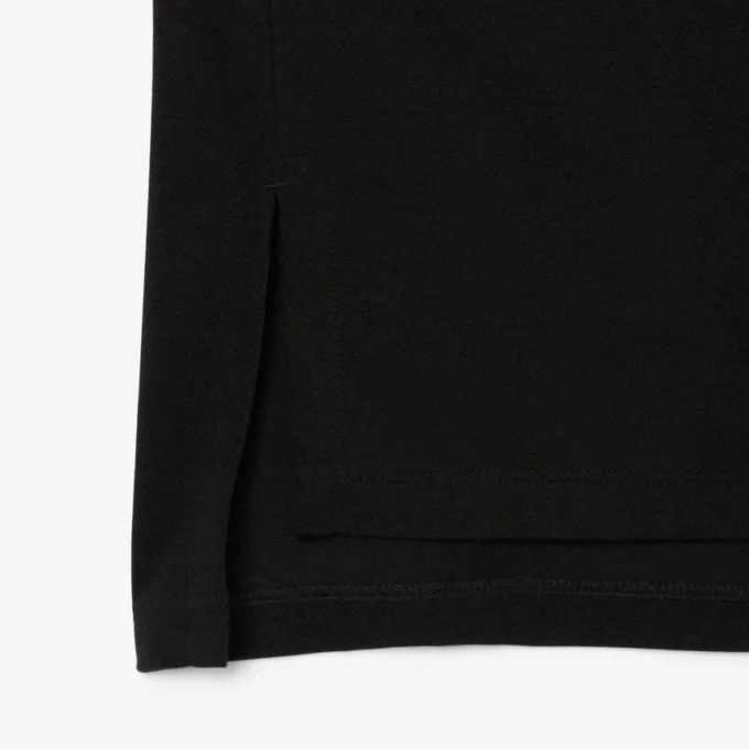 Polo de piqué de corte holgado para mujer