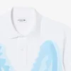 Polo de piqué estampado de corte clásico