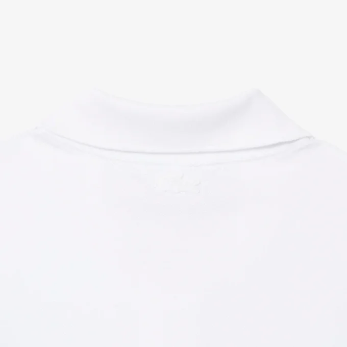 Polo de piqué estampado de corte clásico