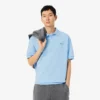 Polo de piqué grueso de corte holgado para hombre