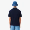 Polo de piqué grueso de corte holgado para hombre