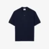 Polo de piqué grueso de corte holgado para hombre